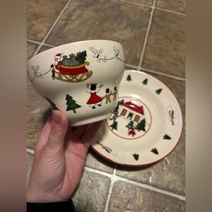 Mason’s Christmas village Cup and Saucer